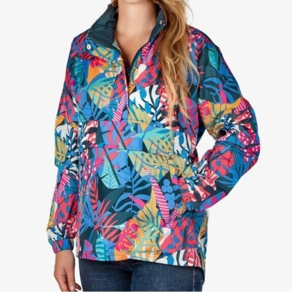 Lauren James Lauen James Small Windbreaker Pullover Rain Jacket NWT